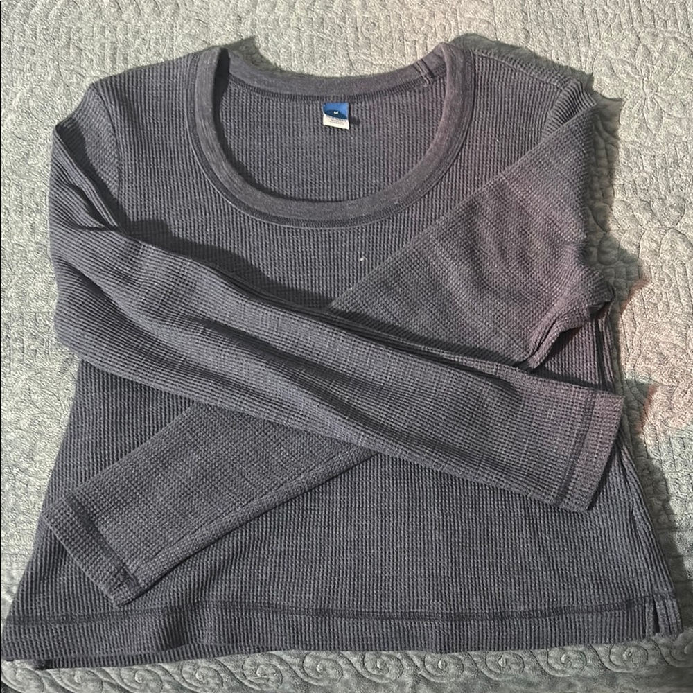 Old Navy Charcoal Thermal Long Sleeve